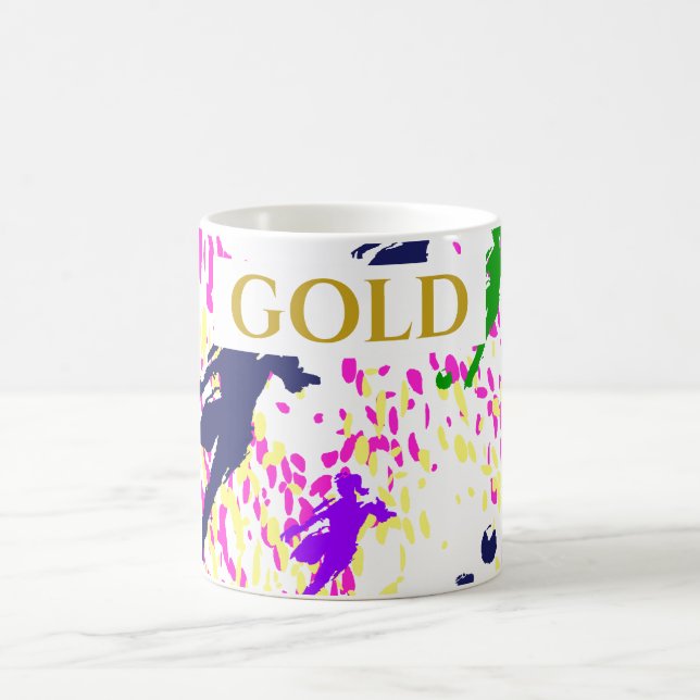 FRAUEN SOCCER KAFFEETASSE (Mittel)