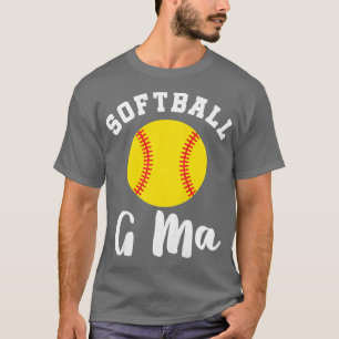 Frauen Softball G Ma Oma Niedlich Matching Family T-Shirt