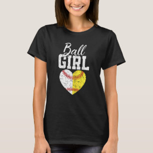 Frauen Softball Girl for Women Pitcher Catcher Mo T-Shirt