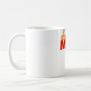 Frauen Softball Mama Muttertag #19 Fastpitch Jer Kaffeetasse