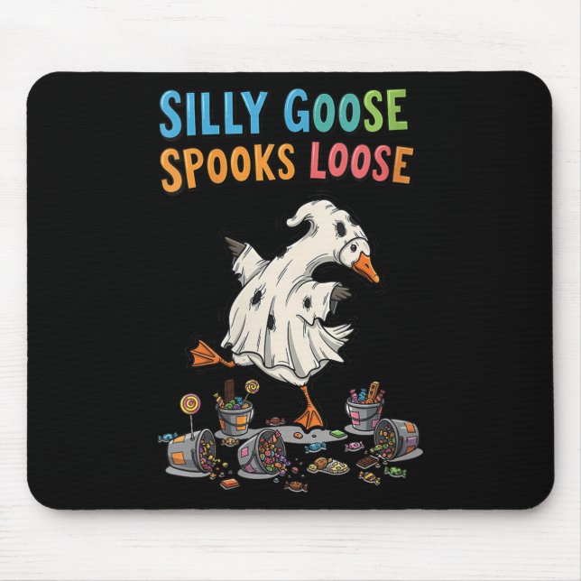 Frauen Soky Goose Soks Lose Albernes Duck Hallowee Mousepad (Vorne)
