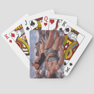 Frauen Sonnenbaden am Strand (von Serebriakova) Spielkarten