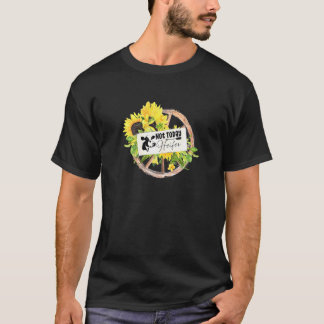 Frauen Sonnenblume Färse Kuh Gif Land Bauernhof T-Shirt