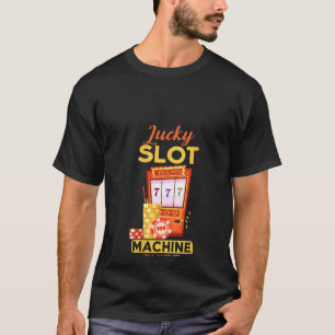 Frauen Spielautomat Cooles Casino Glücksspiel T-Shirt