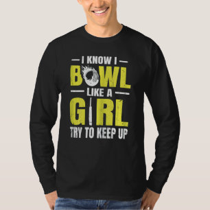 Frauen spielen Cricket-Sport für ein Cricket-Mädch T-Shirt