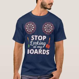 Frauen spielen Dartboard-Geschenk für Pfeile T-Shirt