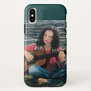 Frauen spielen Musik mit akustischer Gitarre Case-Mate iPhone Hülle
