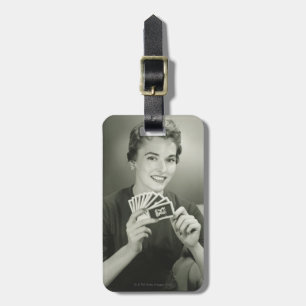 Frauen-Spielkarten Gepäckanhänger