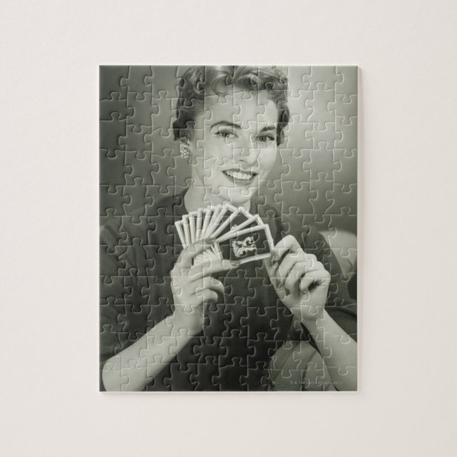 Frauen-Spielkarten Puzzle (Vertikal)