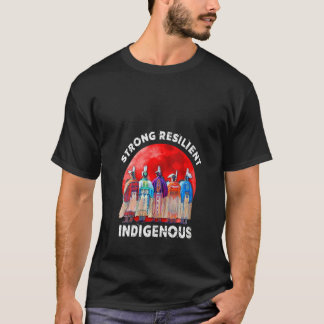 Frauen stark widerstandsfähig Indigene Ureinwohner T-Shirt