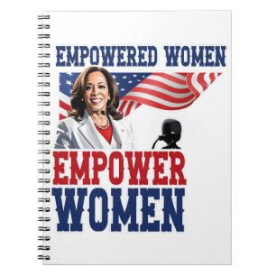 Frauen stärken Frauen Kamala Harris Notizblock