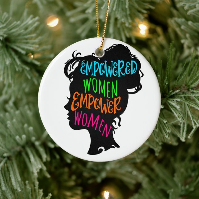 Frauen stärken keramik ornament (Baum)