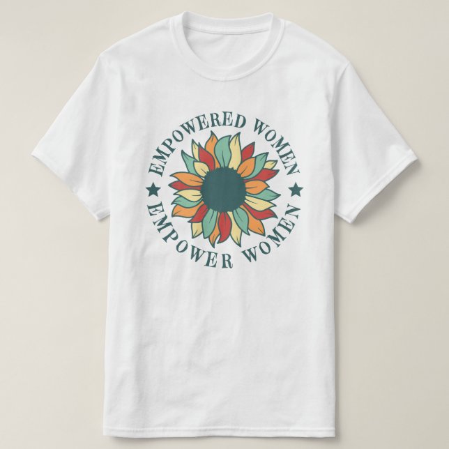 Frauen stärken T-Shirt (Design vorne)