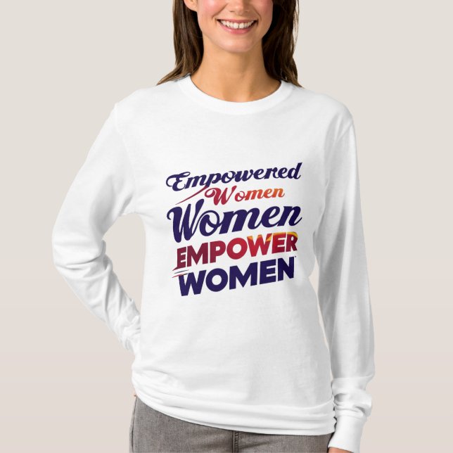 Frauen stärken T-Shirt (Vorderseite)