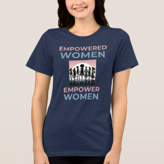 Frauen stärken Tri-Blend shirt