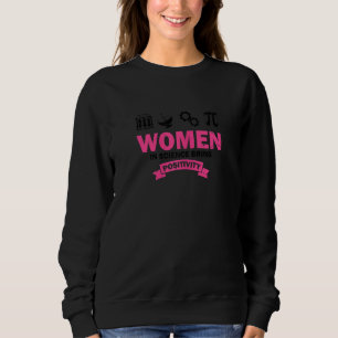 Frauen Steministische Wissenschaftsdesigns für wei Sweatshirt