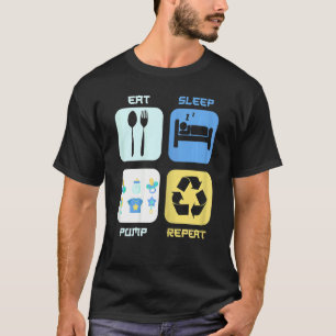 Frauen Stillzeit Neugeborene Stillzeit Milchpumpe  T-Shirt