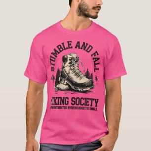 Frauen stolpern und fallen Wandergesellschaft T-Shirt