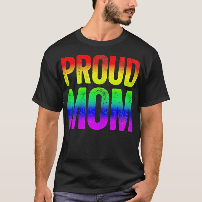 Frauen, stolz Mama LGBT-Prix T-Shirt (Vorderseite)