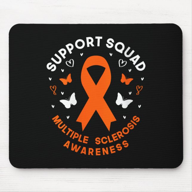 Frauen-Support-Mannschaft Multiple Sklerose-Bewuss Mousepad (Vorne)