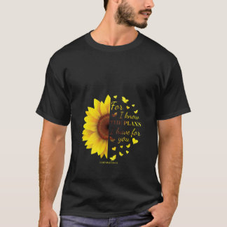 Frauen Süße Christliche Bibelvers-Geschenke Jeremi T-Shirt
