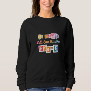 Frauen Süße La Magia Pre K Spanischlehrerin Maestr Sweatshirt