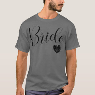 Frauen Süße weiße Braut Junggesellinnenabschied Ho T-Shirt