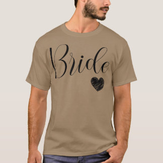 Frauen Süße weiße Braut Junggesellinnenabschied Ho T-Shirt