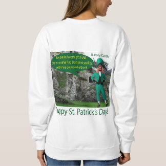 Frauen Sweatshirt. Alles Gute zum St. Patrick's Da Sweatshirt