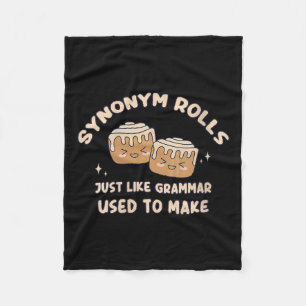 Frauen Synonym Rolls Joke Cinnamon Rolls Grammar P Fleecedecke