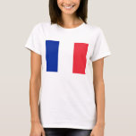 Frauen T Shirt mit der Flagge Frankreichs<br><div class="desc">Zeigen Sie Ihren französischen Stolz mit unserem exklusiven T - Shirt mit der französischen Flagge! Dieser T - Shirt ist mit viel Liebe zum Detail gestaltet und ist mehr als nur ein stilvolles Kleid, sondern eine Feier der französischen Kultur und des französischen Kulturerbes. Das lebendige Design zeigt die ikonische französische...</div>
