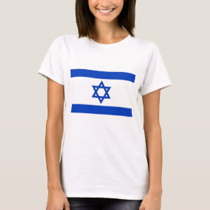 Frauen T Shirt mit der Flagge Israels