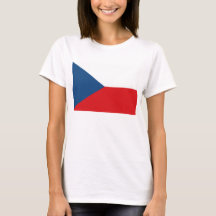 Frauen T Shirt mit der Flagge Tschechiens