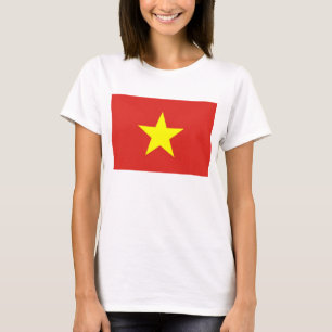 Frauen T Shirt mit der Flagge Vietnams