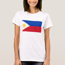 Frauen T Shirt mit Flagge der Philippinen