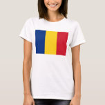 Frauen T Shirt mit Flagge Rumäniens<br><div class="desc">Mit unserem exklusiven T - Shirt unter rumänischer Landesflagge sind Sie stolz! Dieser T - Shirt ist mit viel Liebe zum Detail gestaltet und ist mehr als nur ein Garderobenstapel, sondern eine Feier der pulsierenden Kultur und des kulturellen Erbes Rumäniens. Das auffallende Design zeigt die berühmte rumänische Fahne und macht...</div>