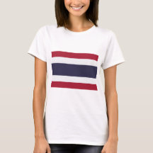 Frauen T-Shirt mit Flagge Thailands