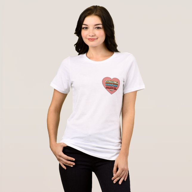 Frauen-T-Shirt mit lustiger Aufschrift Tri-Blend Shirt (Vorderseite voll)