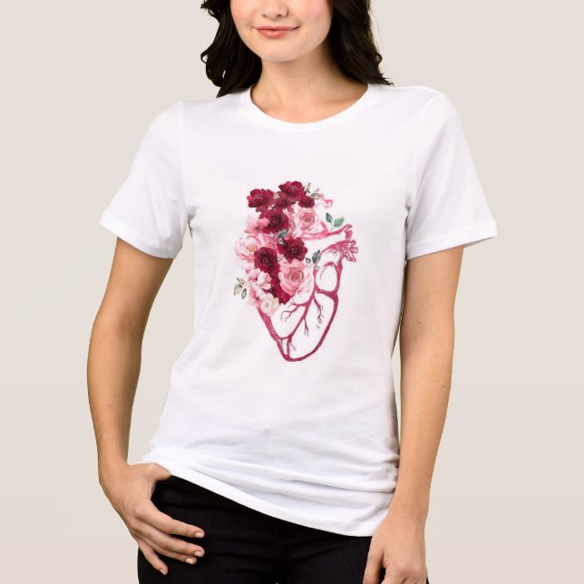 Frauen T-Shirt Tri-Blend Shirt (Vorderseite)