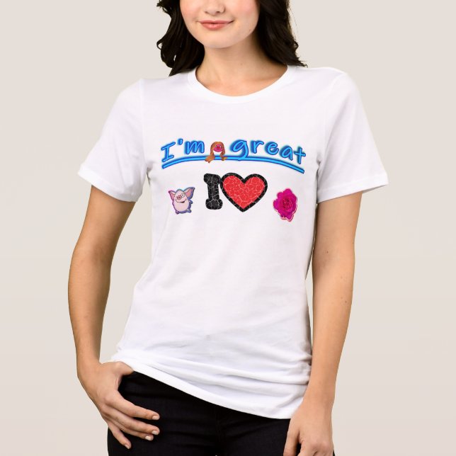 Frauen T-Shirt Tri-Blend Shirt (Vorderseite)
