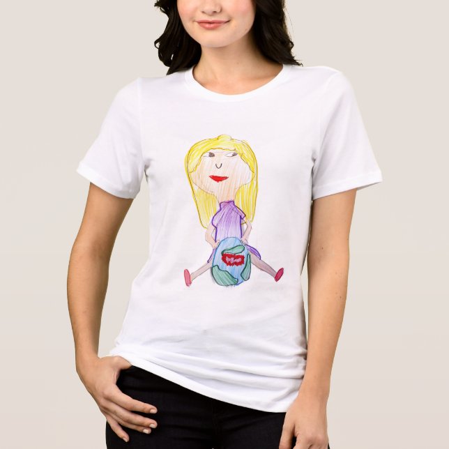 Frauen T-Shirt Tri-Blend Shirt (Vorderseite)
