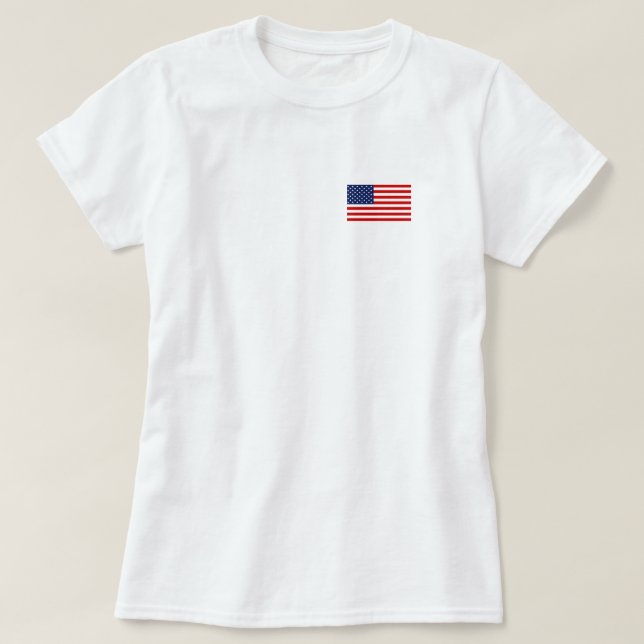 Frauen-T - Shirt USA (Design vorne)