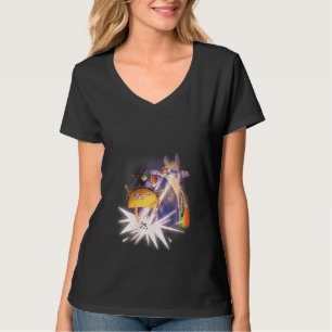 Frauen Tacoca Weltraumkatze Taco Funny Mexiko T-Shirt