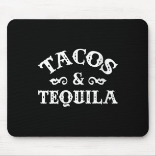 Frauen Tacos und Tequila Funny Cinco de Mayo Bache Mousepad