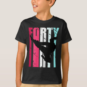 Frauen Taekwondo 40. Geburtstag Martial Arts Karat T-Shirt