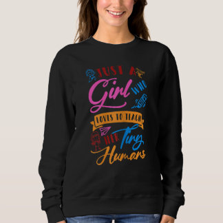 Frauen Tagesbetreuerin, die Lieben hat, ihr Tor zu Sweatshirt