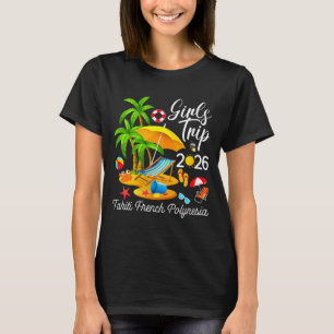 Frauen tahiti französisch polynesischer Strand Som T-Shirt