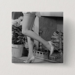 Frauen-Tanzen Button