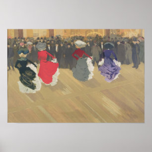 Frauen tanzen die Dosen Poster