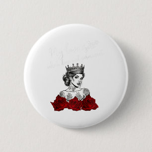 Frauen Tattooischer Single Frauen gekleidete Fraue Button